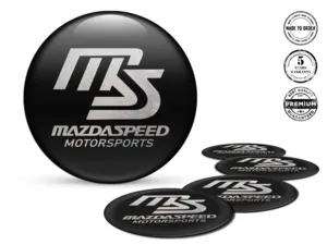 Mazda Speed Aufkleber Dome Stil Premium Radlogos
